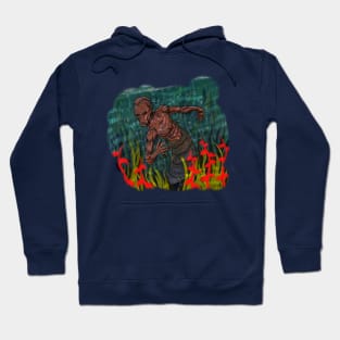 Deep Blue Merman Tee Hoodie